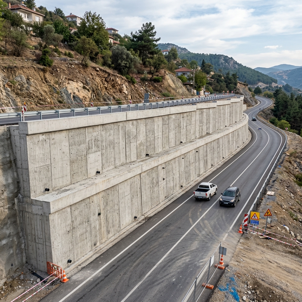 Betonarme İstinat Duvarı İmalatı
